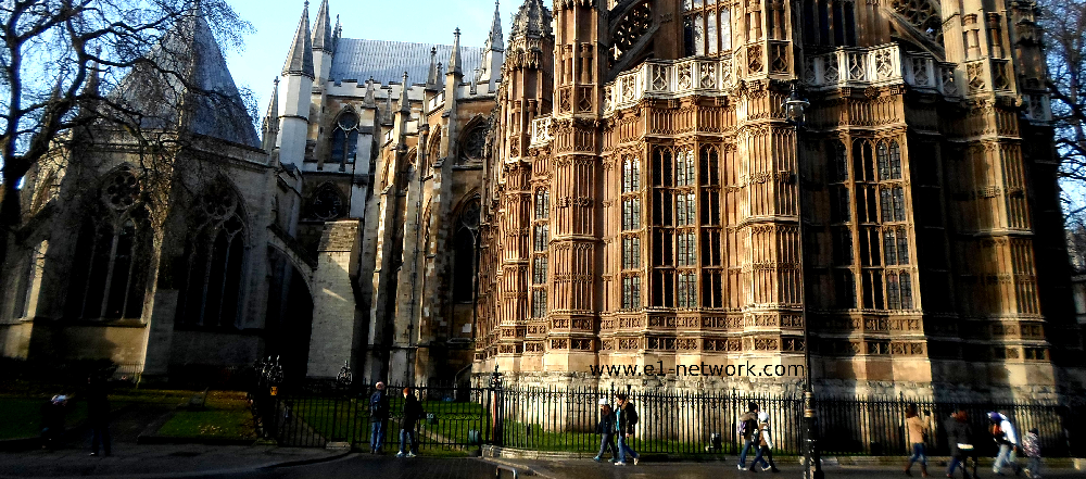 Strolling by Westminster abbey