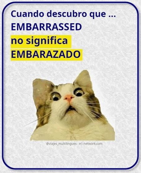 Traducciones que confunden a los angloparlantes